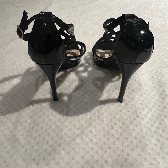Black with Rhinestones shoes - Picture 3 of 4